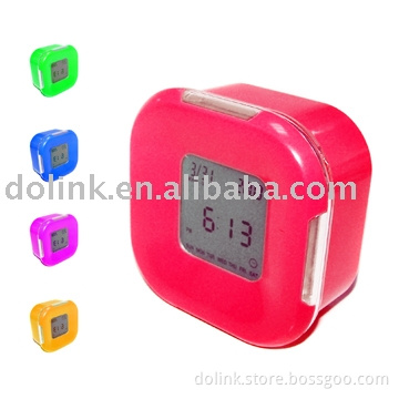 Four-Sided Multi-function Clock